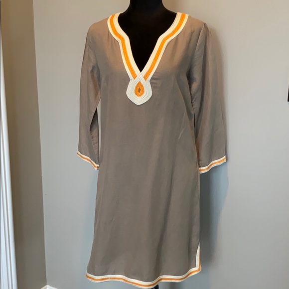 Lucky Brand Linen Tunic Dress 